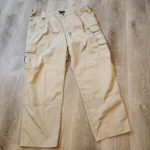 5.11 Tactical Apex Cargo Pants Mens 44 Waist 31 Length Khaki Tech Workwear